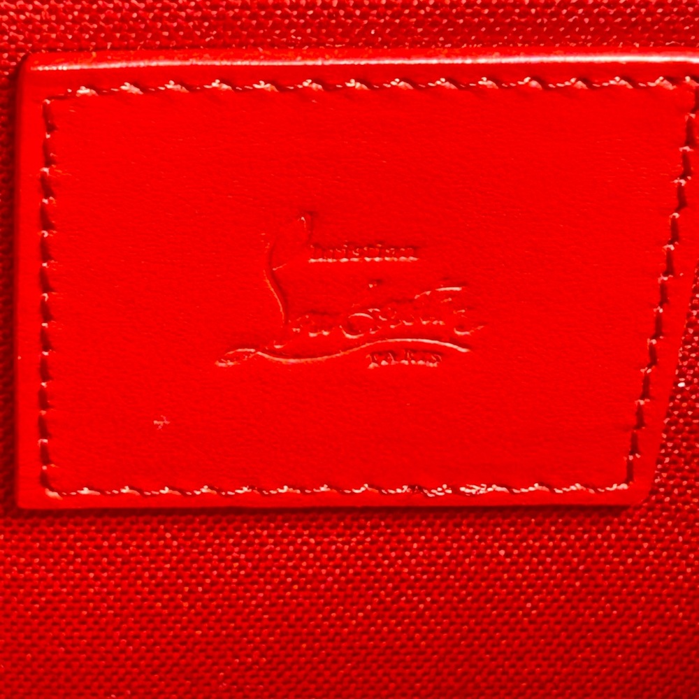 CHRISTIAN LOUBOUTIN BY MY SIDE E/W LARGE TOTE SHOULDER BAG BLACK CL MONOGRAM NEW - Picture 15 of 16